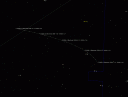 Поисковая карта кометы на фоне звезд созвездия Змееносца до 9.5 зв. вел.