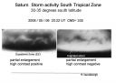Три шторма на Сатурне, 6 мая 2008 года